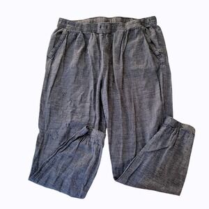 Patagonia Casual‎ Pants Large Blue Textured Drawstring Waist Jogger Lightweight
